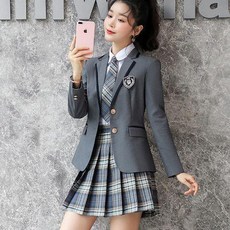 英倫學院風 JK制服 高中生校服 班服 幼師園服 麵試正裝 西裝套裝