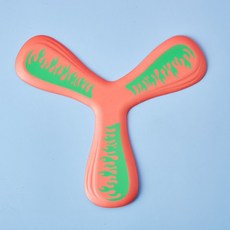 戶外兒童迴旋鏢玩具：柔軟安全迴力鏢，幼兒園運動首選，趣味飛去來器, ST3007-粉紅, 1個