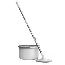 淨污分離兩用拖把組，乾濕兩用，輕鬆清潔，適用多種地面，居家清潔好幫手, 白色, 1個