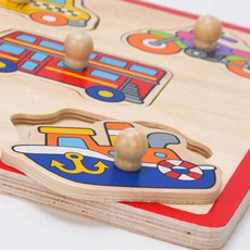 꼭지퍼즐 교통 유아교구