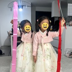 리듬체조 리본 4m 핑크, 1개