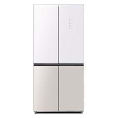 하이얼 글램 글라스 433L 4도어 냉장고 방문설치, HRS433MNwe