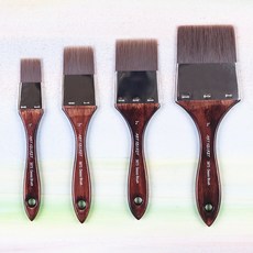 아트시크릿 백붓 평붓 플랫 배경 아크릴화 유화붓 3873, 1"
