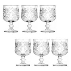 멜비유 미니고블렛 감성술잔 185ml, 파피용, 6개