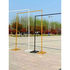 배경지 거치대 유튜브 촬영용 스탠드 3x3m 사각 골드 프레임, 1 받침 사이즈