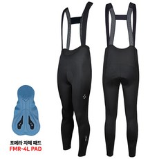 FMR 포메라 극강 가성비 자전거 9부 빕 바지 패드 남/여 사이클 9부 빕 타이즈 프런티어 4.1 / 블랙