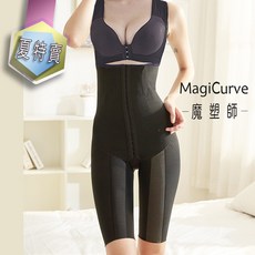 【MagiCurve魔塑師】P-004高丹尼局部雙層高腰束褲(膝上長) (產後束腹/提供修改服務)