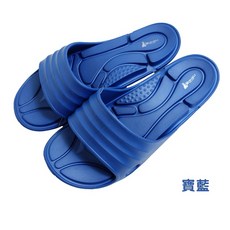 MONZU 台灣製排水拖鞋 EVA防水防滑室內拖鞋, 黑