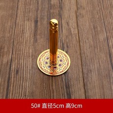 香爐灰壓 閤金平灰器 佛堂香爐用品 淨香爐/插香爐適用, 1個, 蓮花款-直徑5cm/個
