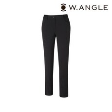 [와이드앵글] WWW22361Z1 여성 ONEX 스트레치 본딩 슬림핏 팬츠 (Black)