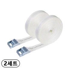 신명자동바 25mm 캠버클 고강도PE 아연합금 자동바 깔깔이바 고정바, 2세트, 화이트