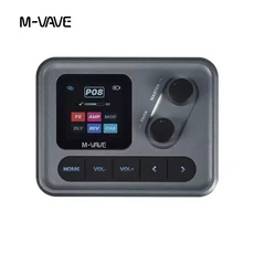 M-VAVE 포켓 앰프 베이스 미니 기타 1.54인치 LCD 컬러 스크린 1450mAh 앱 제어 다기능 프로세서, 01 POCKET AMP