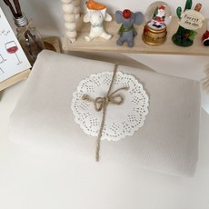 CRT 037 탐나요 코듀로이 잔 골덴 원단 16골 패브릭 대폭 코르덴 골지 천, 1개, 아이보리