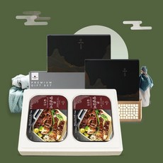 강강술래 프리미엄 본양념갈비 선물세트 2호 (1.0kg), 1
