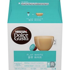 NESCAFE 雀巢咖啡 Dolce Gusto 多趣酷思 Dolce Gusto馥列白咖啡膠囊, 11.7g, 16顆, 1盒