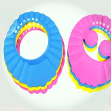 크기조절 샴푸캡 길이조절샴푸캡 아동샴푸캡 목욕, 귀마개형 블루, 귀마개형 블루