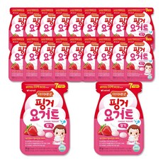 아이배냇 베베 핑거 요거트 20g, 딸기, 20개