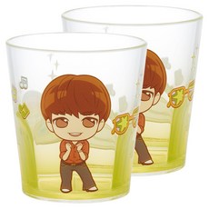 스케이터 아크릴 컵, 2개, 제이 홉