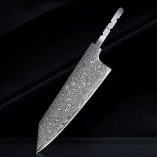 TURWHO 단조 DIY 블레이드 AUS 10 다마스커스 강철 주방 만들기 수제 핸들 없음, Utility knife