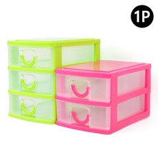 상세정보참조 큐티 미니 서랍장, 제품선택, 2단, 1개