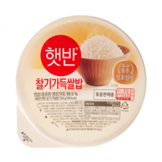 햇반 찰기가득쌀밥, 200g, 12개