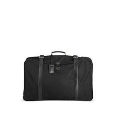 프라다 중고 레더 트리밍 트래블 백