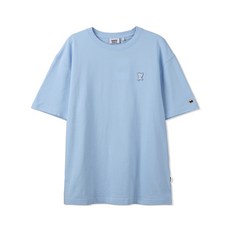 매장정품 와키윌리 WACKYWILLY WACKY WILLY 시그니처 키키 와펜 반팔 티셔츠 블루 WA2502ST01BL 917083