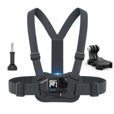 GoPro 액션 카메라와 호환되는 가슴 마운트 하네스 가슴 스트랩 - 균형 안정성 및 편안함 성능, 1세트, SA-S60