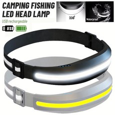 고출력 미니 손전등 USB 충전식 휴대용 LED 캠핑 라이트 포함 야외 3가지 조명 모드 텐트 랜턴, 03 White, 1