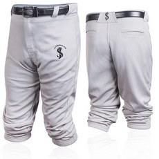 JABSKAN 남성용 프로 니커 야구 바지 - 강화된 이중 레이어 무릎 사이즈 AS ~ AXL 블랙. L 181024