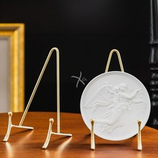 접시 이젤 스탠드 북유럽 플레이트 액자 빈티지 디스플레이 인테리어 받침대