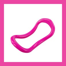 【趣購go】瑜珈圈/瑜珈環 瑜珈魔力圈 瑜珈伸展圈 皮拉提斯健身環 瘦小腿/按摩/伸展拉筋, 瑜珈環-紅色, 1個