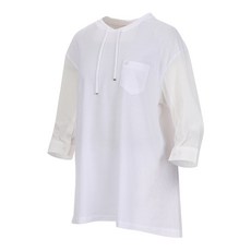 마코 (여성)심플 포켓 디자인 티셔츠_MLW1TR02