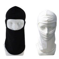 유즈Shop 오토바이 라이딩 마스크 스포츠두건, 화이트