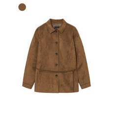 게스 여성 스웨이드 자켓 RP3W08J1