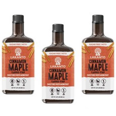 라칸토 시나몬 메이플 시럽, 3개, 384ml