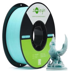 Creality 다채로운 SOLE 솔yin Ultra PLA 3D 프린터 필라멘트 1.75mm 300mm/s 속도 +/-0.02mm 정확도 빠른 냉각 및 쉐이핑 1kg, 오션 블루