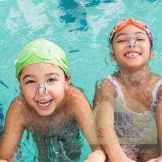 지니셀 수영 코마개 수영훈련, 블루, 1개