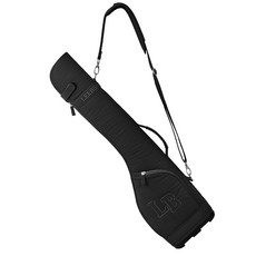 가벼운 골프 클럽 가방 7-8 클럽용 여행 남녀용 방수 소형 가방 연습 조절 가능한 어깨끈 포함, 블랙