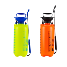 背負式氣壓噴壺 - 大容量省時省力，園藝澆水施肥除蟲好幫手, 1個, 【橙紅色,8L】, 橙紅色