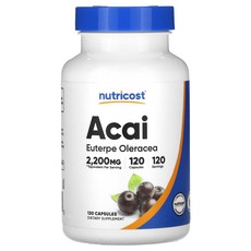 뉴트리코스트 아사이베리 2200mg 120 분말 캡슐, 120회분, 1개