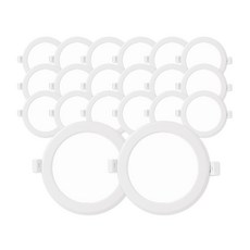 라인라이팅 LED 4인치 다운라이트 10W (벌레유입방지/방습), 20개, 주광색