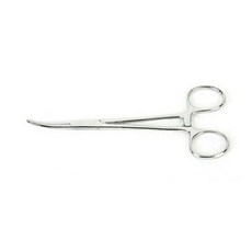 우리H 반려동물 귀털 다듬기 귀청소 겸자가위 곡선형 1개 haru*011479001EA sou+512Ey