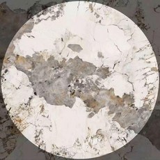 중국집 식탁 원형 회전판 회전 테이블 중식당, 판도라유광석재회전심포함, 120x120x1.2cm