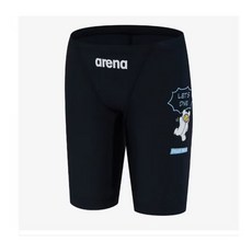 아레나 젤리베어 다이빙 남아동 4부 생존수영복 A5FB1BF01BLK