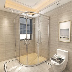 【海夫健康生活館】ITAI一太 金龍6000 圓弧型淋浴門 強化玻璃, 高185/寬90x90cm以內