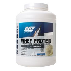 GAT SPORT 乳清蛋白粉 香草口味, 1個, 2268克