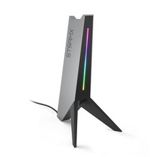 제닉스크리에이티브 헤드셋 거치대 스탠드 STORMX RGB HEADSET STAND, 블랙