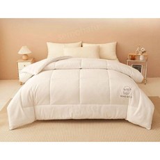 양모겨울이불 양털 포근한 담요 호텔 따뜻한 호주산 울 퀼트 두꺼운 침구 이불 오염방지, 3. 호주울 100울패딩99