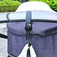 유모차 휠체어 거치 홀더 찍찍이타입, 1